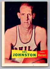 1957-58 TOPPS #3 NEIL JOHNSTON WARRIORS ROOKIE