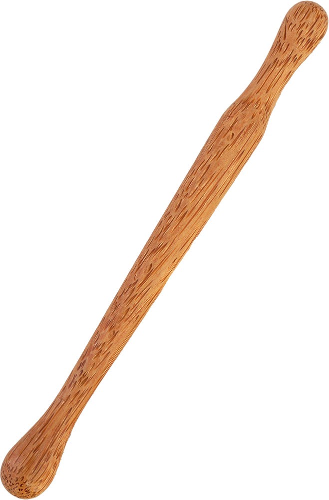 Glenluce BODHRAN TIPPER. Coconut wood beater for Irish drum, short & bulky style