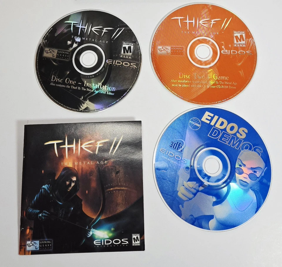 Thief 2 The Metal Age (PC Game 2000 Eidos) 3 Discs + Manual - Image 3 of 4