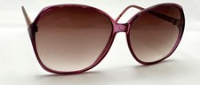Vintage Purple Oval Oversized Sunglasses Frames