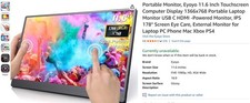 11.6 inch Portable Touchscreen Monitor 1366x768 USB-C NEVER USED