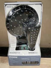Moen 220C2EPBL Verso Round 7 Showerhead & Han...