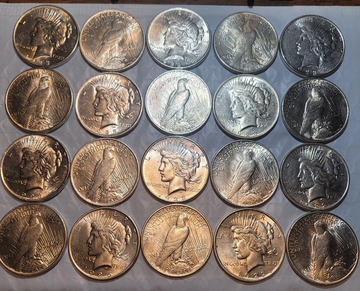 未经认证银1922 年和平元(1921-1935) | eBay