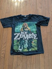 2011 Vintage Rob Zombie Thrashed Hell On Earth Tour T-Shirt - Size Small