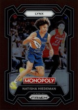2024 Panini Prizm Monopoly WNBA Brown Prizms Natisha Hiedeman Card #62