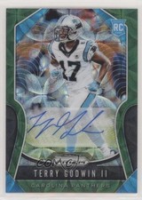 2019 Panini Prizm Rookies Green Scope 25/75 Terry Godwin II #393 Auto 0l8