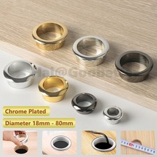 Computer Desk Plastic Grommet Table Cable Tidy Wire Hole Cover Line Box  18-80mm