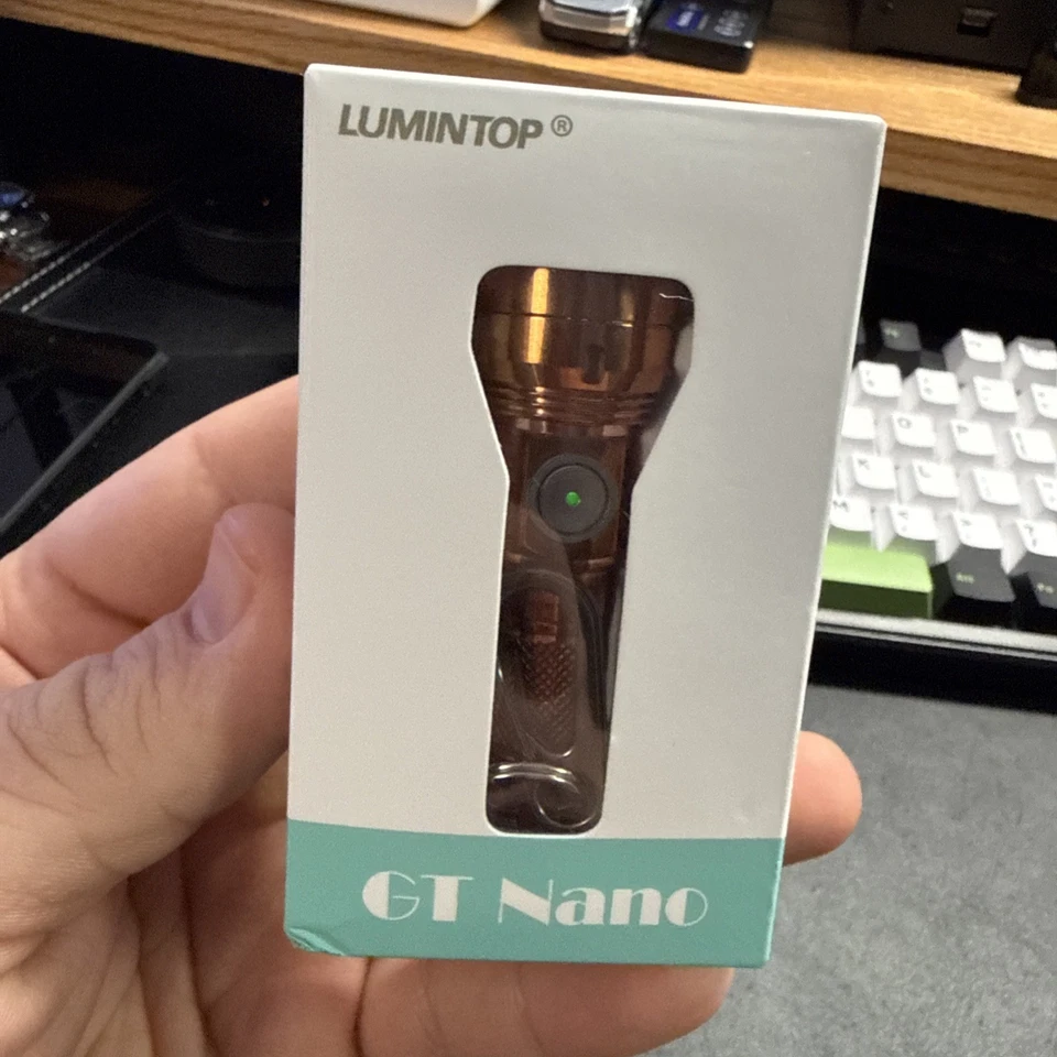 Linterna Mini EDC recargable USB‐C Lumintop GT Nano 3.0 cobre - 700 lúmenes Foto 3 de 4