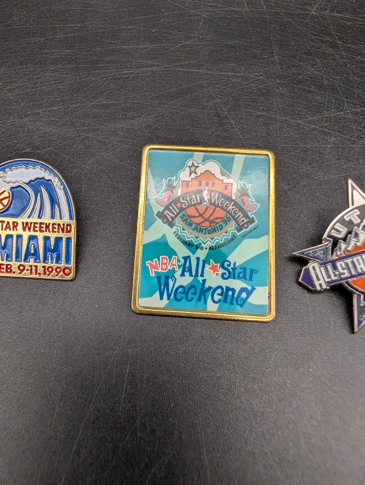 Lot Of 6 NBA All Star Game Pins Jordan Bryant 1990 1993 1994 1996 1997 thumbnail 7
