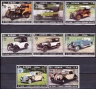 AJMAN 0529-536 HERKOMER AUTOMOBILE RALLYE PERFORATED SET