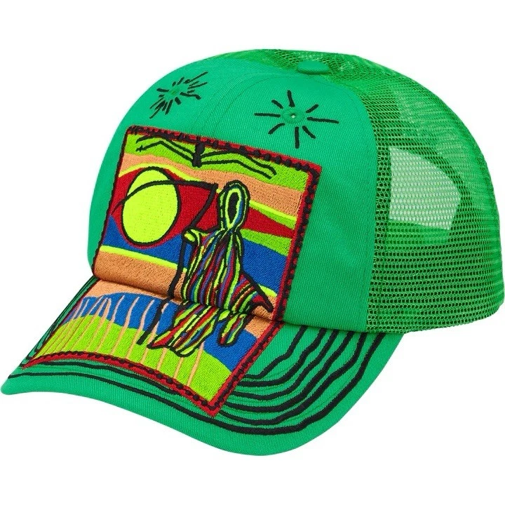 !!️RARE!!️ Chapeau panneau 6 Josh Smith Supreme SS24' Reaper Mesh Back !!️ÉPUISÉ !!️ 