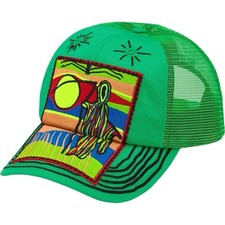 ‼️RARE‼️ Supreme SS24' Reaper Mesh-Back 6 Josh Smith Panel Hat ‼️SOLD OUT‼️ 