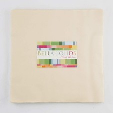 Bella Solids Natural Junior Layer Cake 20 10-inch Squares Moda Fabrics 9900JL...