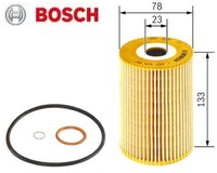 Bosch 1457429647 ÖLfilter MotoröLfilter FüR Mercedes-Benz