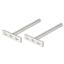 2x Invisible Floating Shelf Brackets Hidden Blind Supports for Concealed Shelves