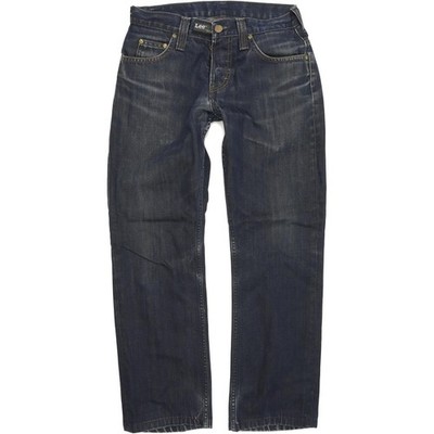 Lee Knox  Herren Blau Straight Regular  Jeans W30 L29 (56151)