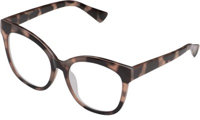 QUAY Australia It's My Way Womens Cat Eye Blue Light Glasses Black Tortoise 59mm