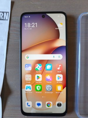Xiaomi Redmi 13 128 GB schw. NEU! 108 MP Kamera 90hz, Rechn. 8.25!