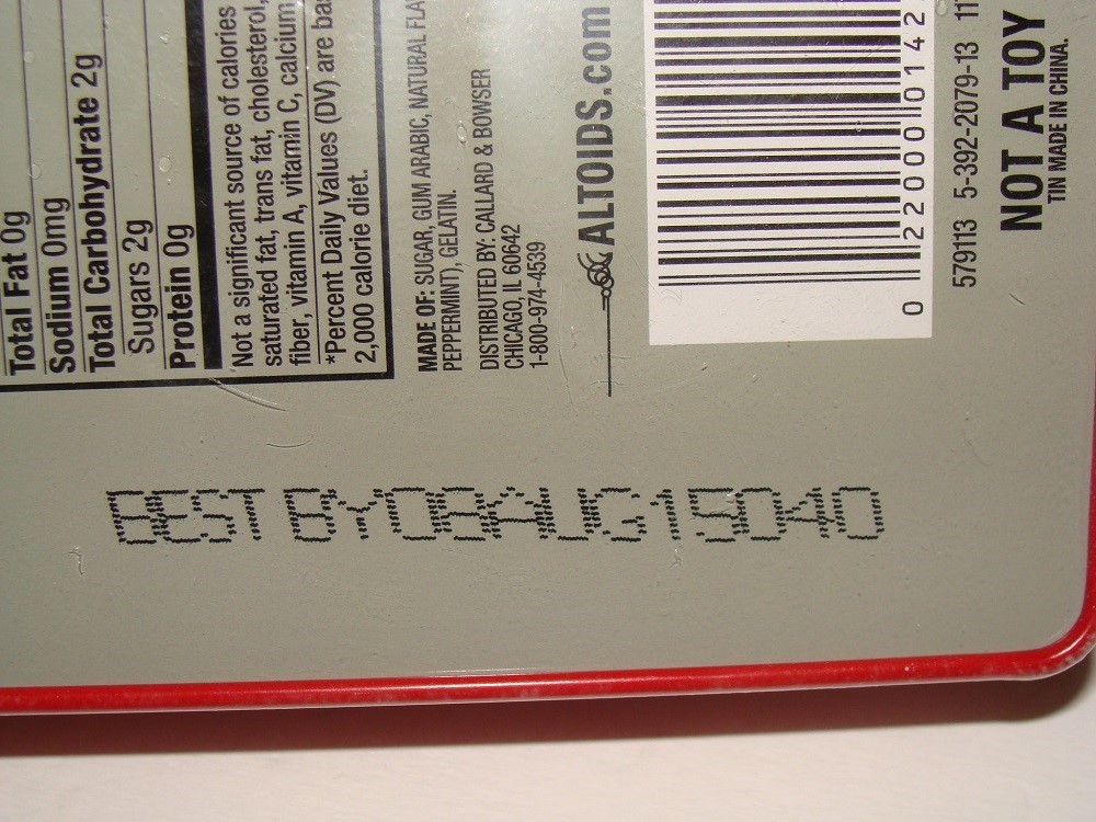 ALTOIDS PEPPERMINT TIN THE ALTOIDS BOY FROZEN TONGUE RARE 5 OUNCE TIN SEALED 