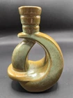 Vintage Small Vase Frankoma Plainsman Desert Gold  Candle Holder Art