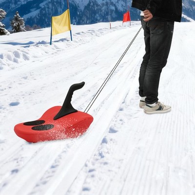 Schlitten Snowboard Tragbarer Schnee Schlitten Mit Griff Für Outdoor Ski Spielen