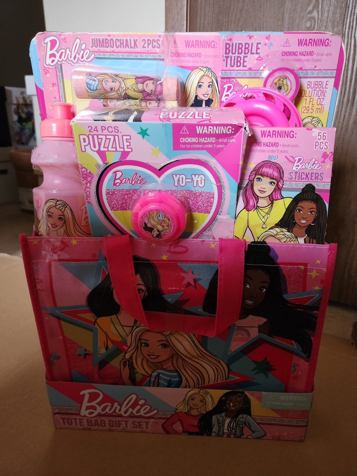 Barbie Tote Bag Gift Set bundle of stuff!