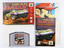 Top Gear Rally N64 CIB Complete w/ Manual + Insert Tested Authentic