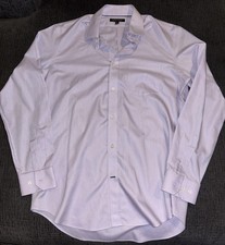 Banana Republic Men  s Size Medium Button Down Shirt Light Purple Longsleeve