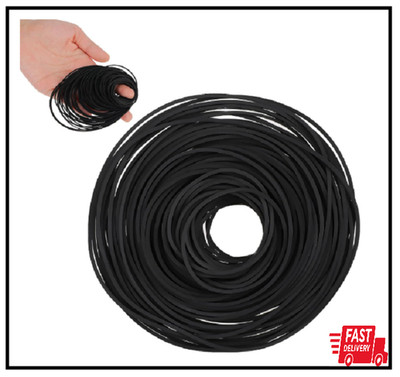 100pcs Cassette Recorder Rubber Belts   Repair Kit for Tape, CD, DVD, VCR Drives