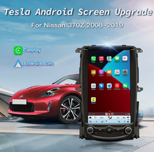 13.8" CarPlay Android Tesla Screen GPS Navi Stereo for Nissan 370Z 2008-2018