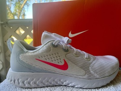 Nike React Infinity Run FK FlyKnit Women's White Pink Glow Sneaker CZ7993-100