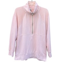 Victoria's Secret PINK Dog Medium 1/2 Zip Sweatshirt Baggy Cotton Gym Y2K Relax
