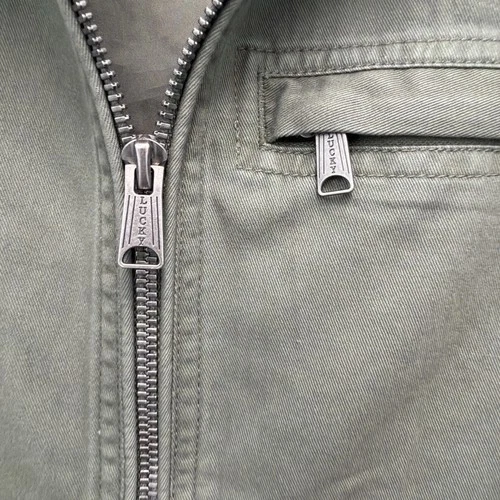 Men's L Green LUCKY BRAND FULL ZIP Bomber Jacket, 3-pockets, BRAND NEW WITH TAGS image 7
