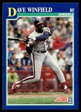1991 Score Dave Winfield California Angels #83