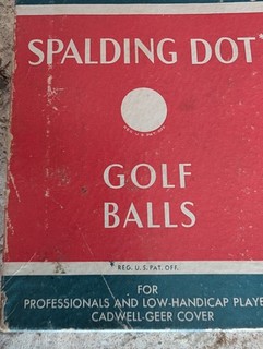 Spalding Dot Golf Ball Box with 2 Sleeves of Balls