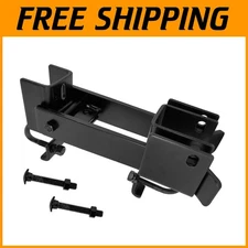Alloy Steel Black Double Gate Latch - Fits 1-5/8" to 2" Frames Effortlessly