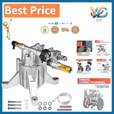 #ad #ad Reborn 7 8quot; Shaft Pressure Washer Pump 3000 PSI 2.5 GPM Replacement for Honda... $103.30