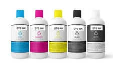 COMPATIBLE DTG INK REFILL FOR ANAJET DTG PRINTERS (5,000 ML) C-Y-M-K-WH