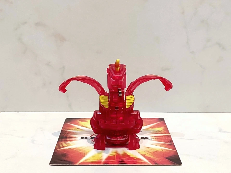 New BAKUGAN Translucent Pyrus CYBORG HELIOS 680G New Vestroia Spin Master/SEGA - Image 3 of 4