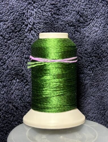 6 Robinson Anton Embroidery rayon Thread - Greens Vibrant Color! (lot #7) - Picture 4 of 7