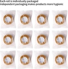 12 Pcs 1” X 5 Yards Self Adhesive Bandage Wrap Elastic Athletic Cohesive Bandage