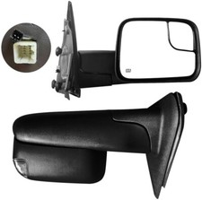 Pair Tow Mirrors Fits For Dodge Ram 1500 2500 3500 Power Heated Led Signals Pair Tow Mirrors Fits For Dodge Ram 1500 2500 3500 Power Heated Led Signals