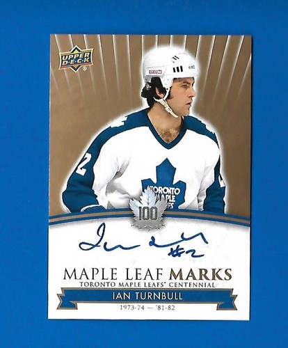 2017-18 TORONTO MAPLE LEAFS CENTENNIAL LEAF MARKS AUTOGRAPH & AKA CARD SEE LIST - Picture 35 of 91
