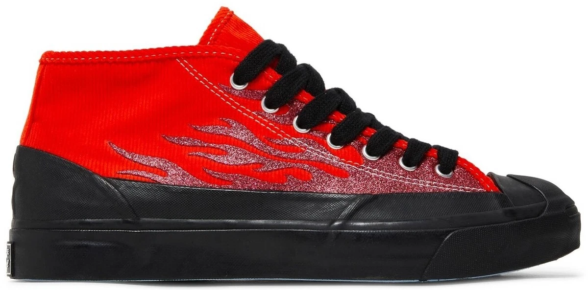 ASAP Nast x Converse Jack Purcell Mid Red Flames for Sale