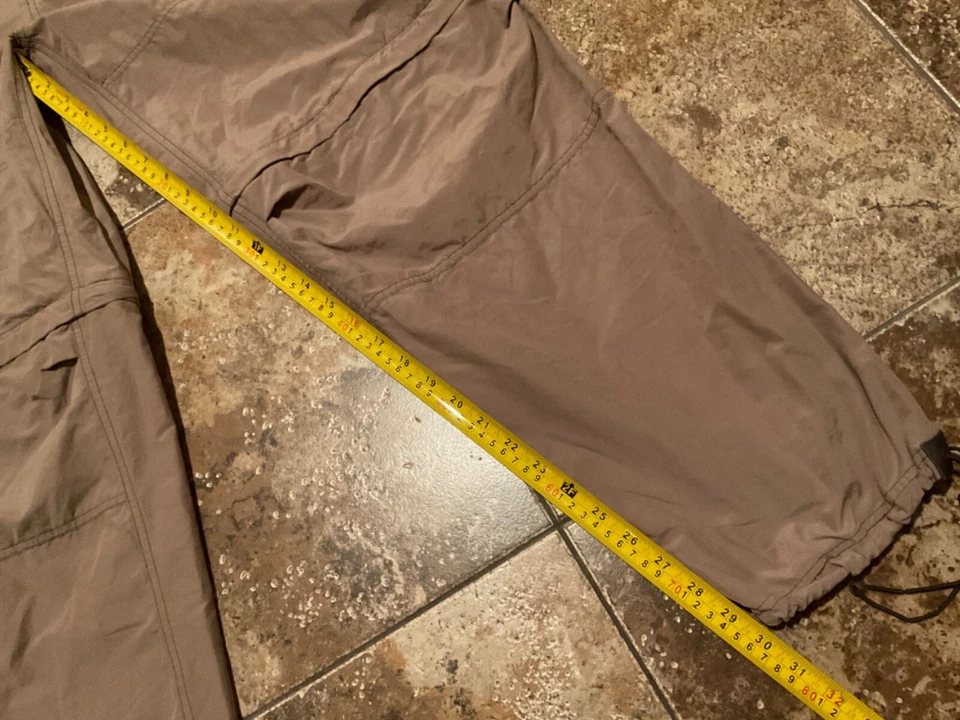 PANTALONES CARGO VINTAGE PACIFIC CREST NYLON (HOMBRE L, 36 x 30) PIERNAS CON CREMALLERA Foto 3 de 4