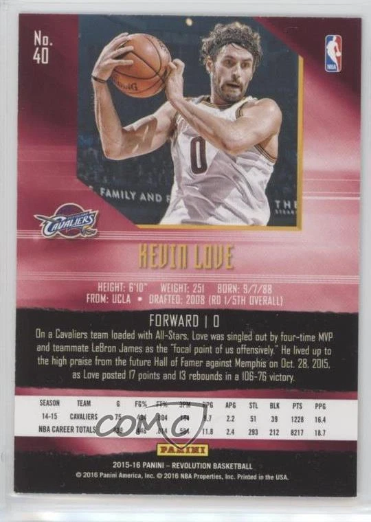 安心 保証 2015-16 Revolution Kevin Love Auto - 通販