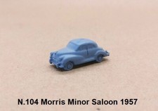 N Gauge FLEETLINE  N.104 MORRIS MINOR 1000 1957 "UNPAINTED"  WHITE METAL CASTING