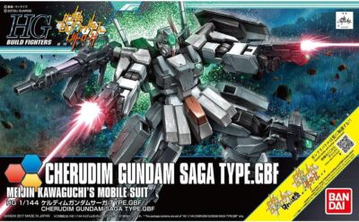 Bandai 064 Cherudim Gundam Saga Type.GBF HGBF 1/144 Model Kit - US