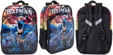 DC Comics Batman Fuerza Bruta Niños 17" Mochila Bolso para Libros Escolares Nuevo