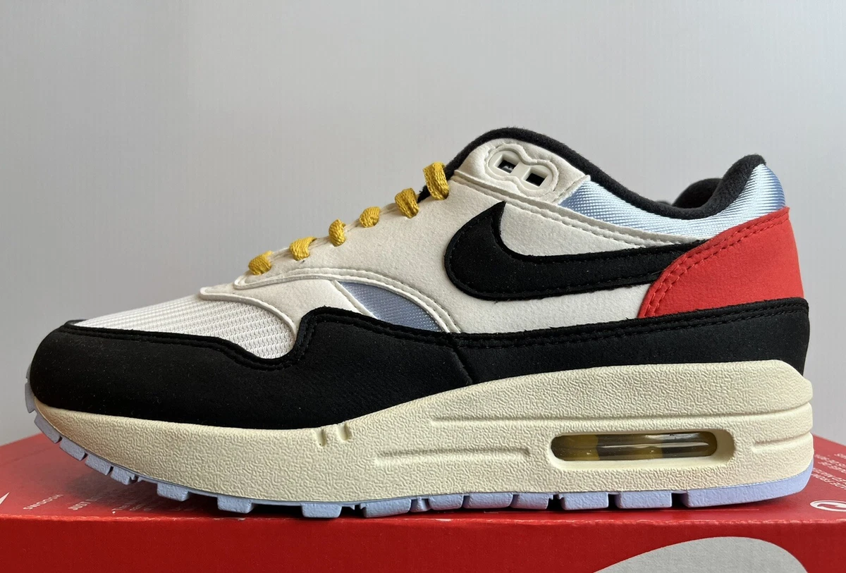 Nike air max 1 sail best sale black